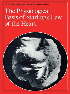 cover image of The Physiological Basis of Starling's Law of the Heart